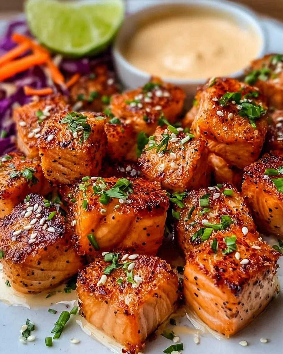 Bang Bang Salmon Bites