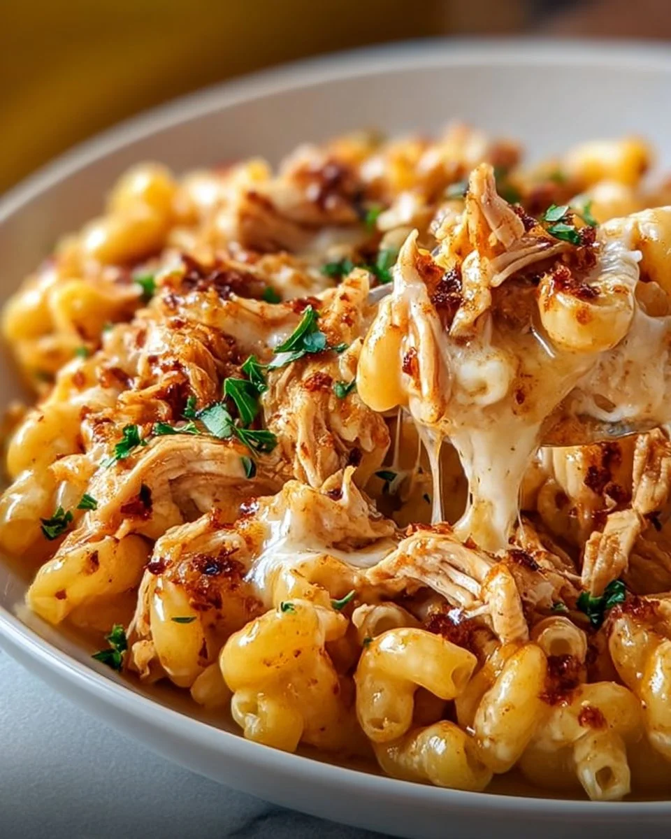 BBQ Chicken Mac and Cheese