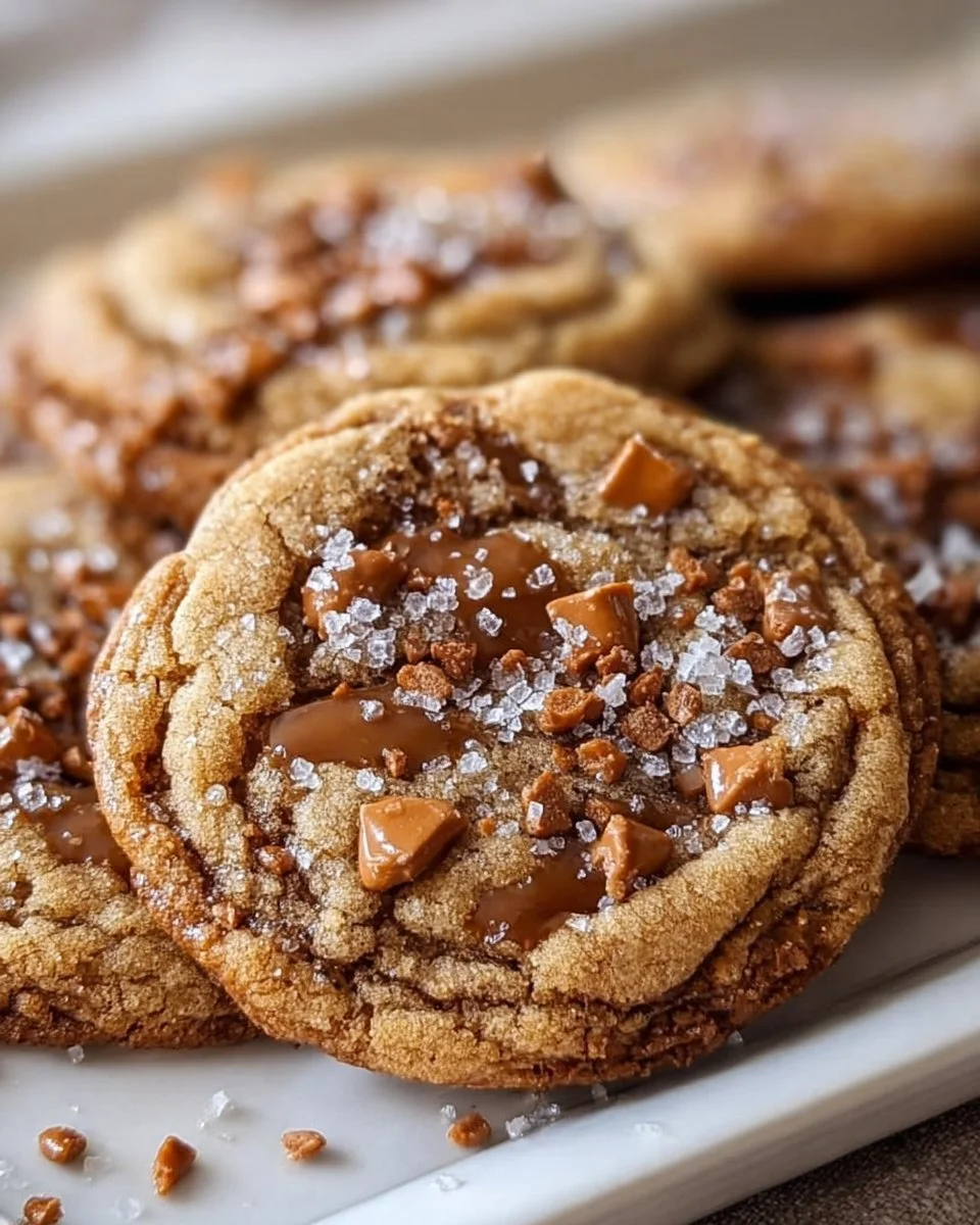 Brown Butter Coffee Toffee Cookies