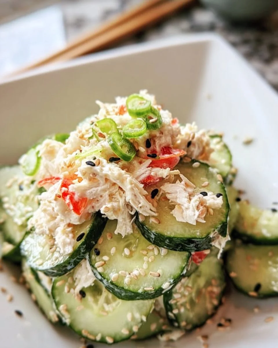 California Roll Cucumber Salad