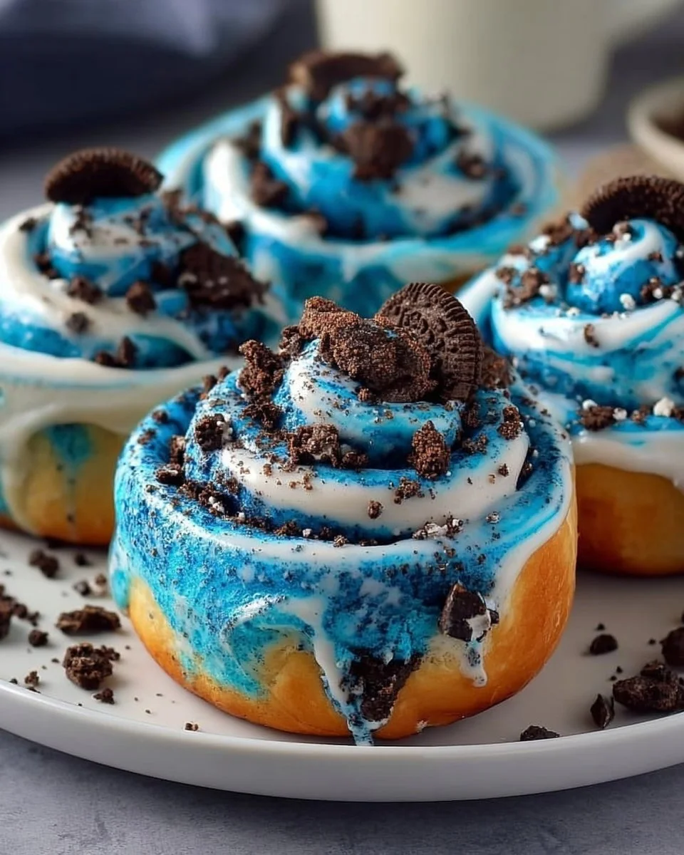 Cookie Monster Cinnamon Rolls – The Best Blue Swirl Treat to Bake (2025)