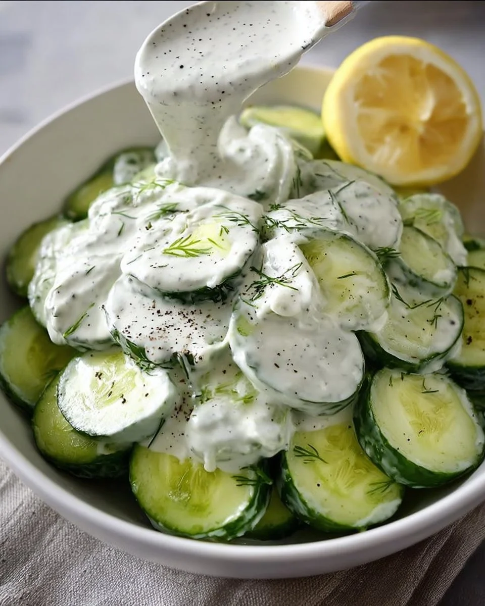 Creamy Cucumber Salad