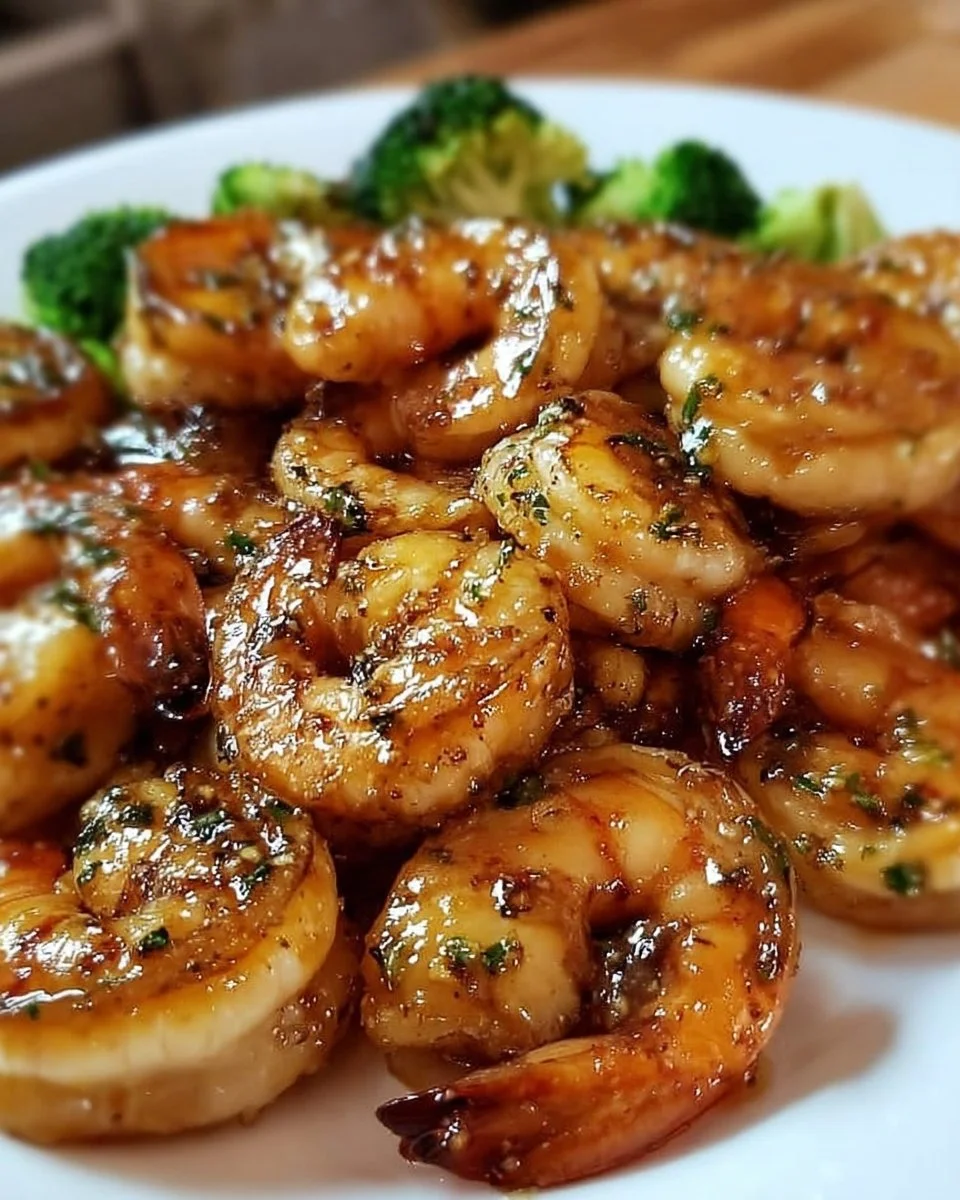 High-Protein Honey Garlic Shrimp