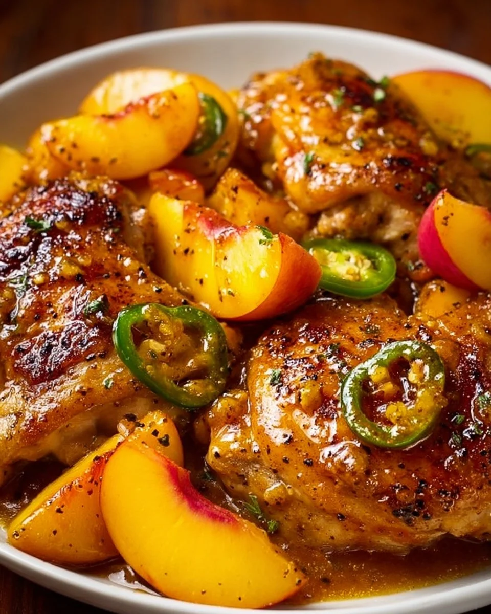 Jalapeño Peach Chicken Recipe