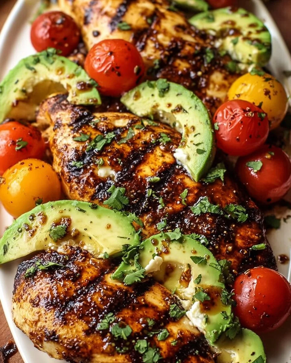 Juicy Grilled California Avocado Chicken