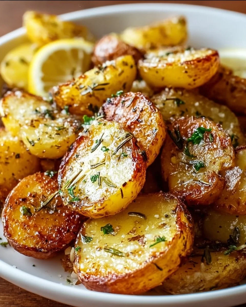 Authentic Greek Potatoes: Crispy Lemon Perfection!