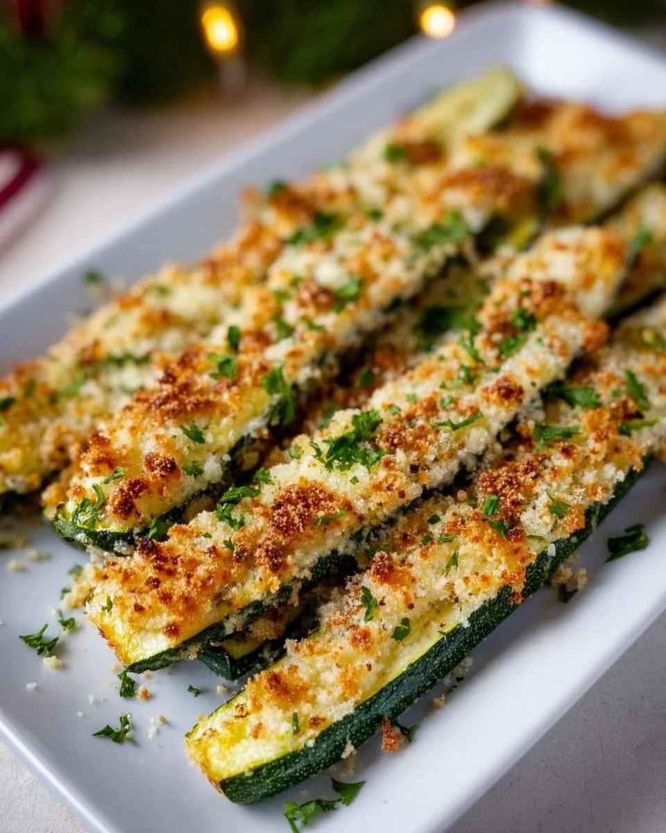 Baked Parmesan Zucchini