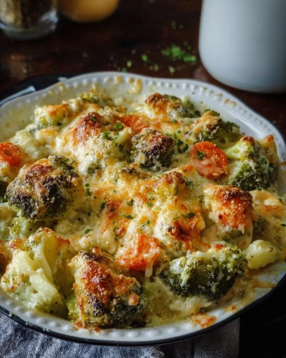 Creamy Cheesy Vegetable Casserole