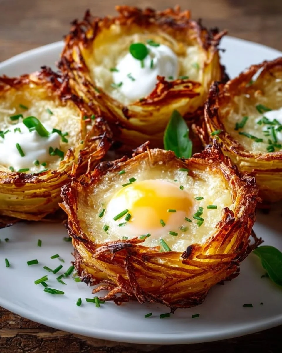 Crispy Potato Nests
