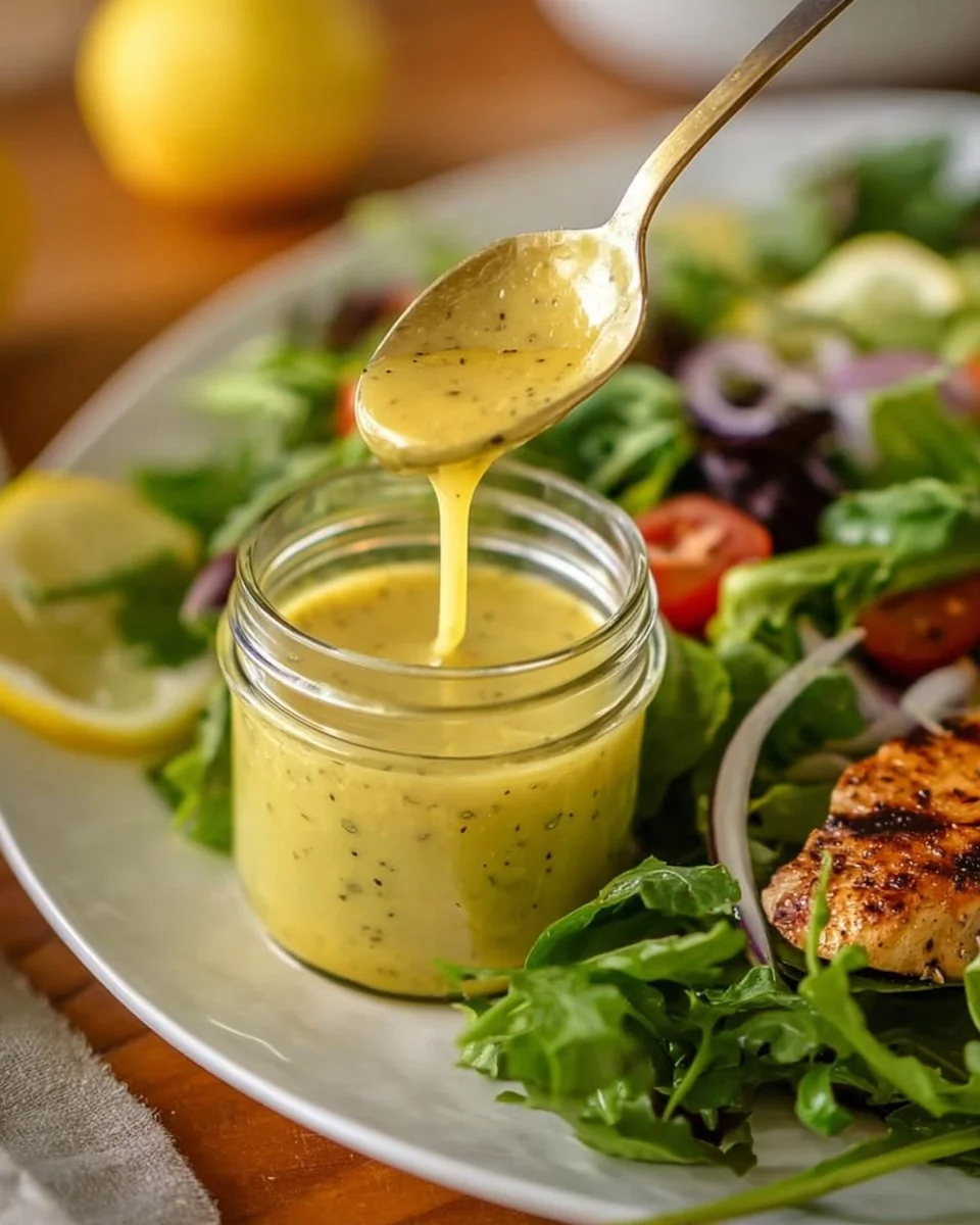 Honey Lemon Vinaigrette Salad Dressing