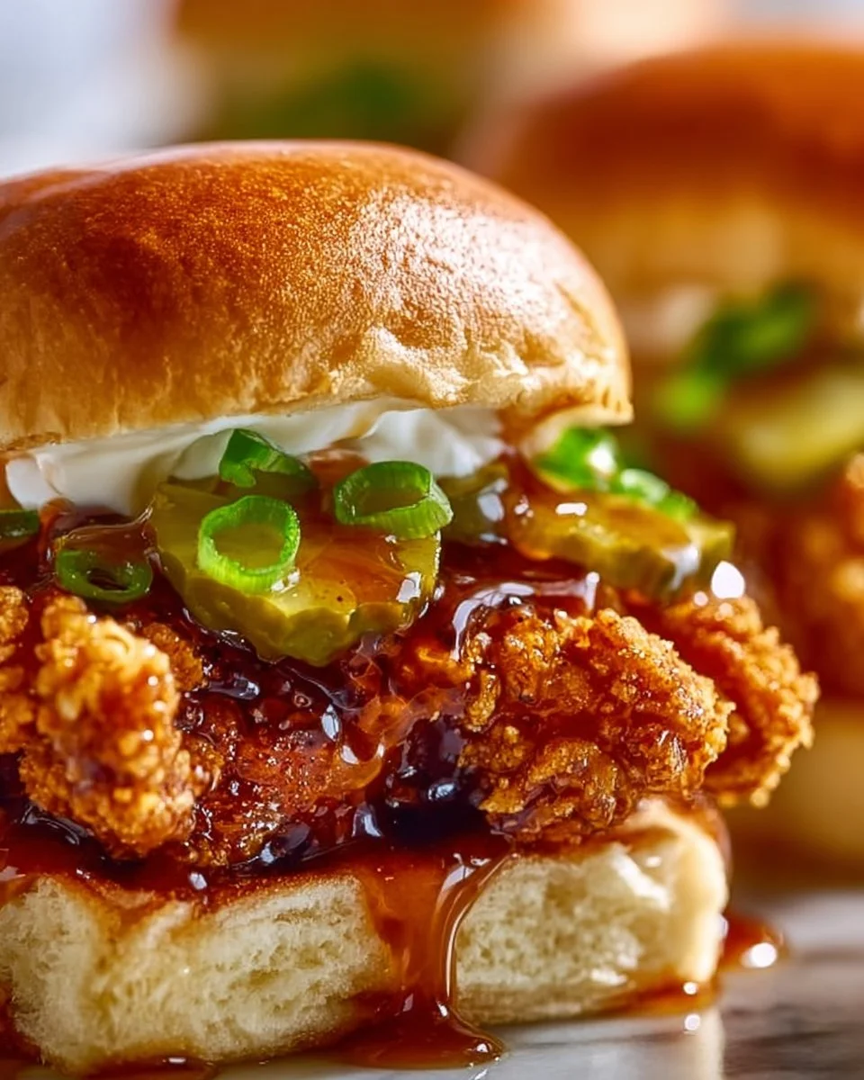 Hot Honey Chicken Sliders: The Ultimate Sweet &amp; Spicy Treat
