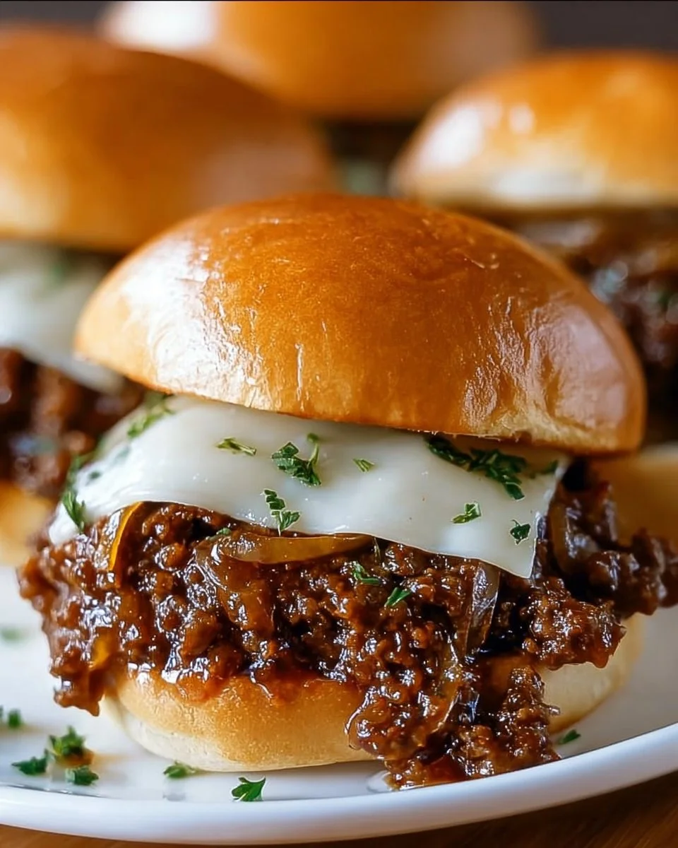 Irresistible French Onion Beef Sloppy Joes