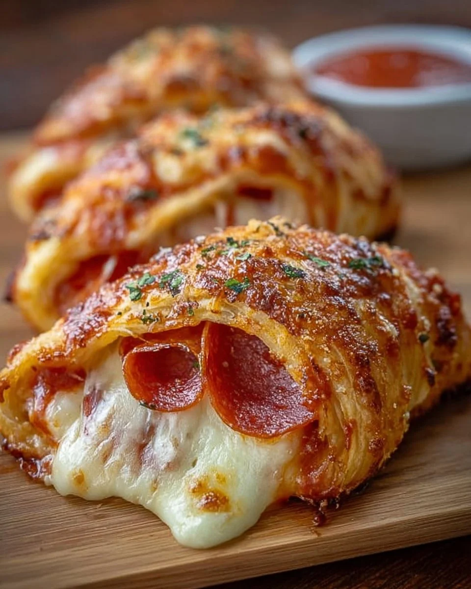 Mozzarella Pepperoni Croissant Rolls