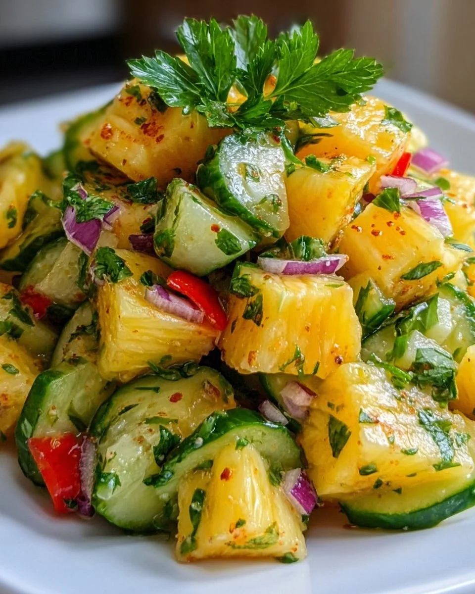 Pineapple Cucumber Salad