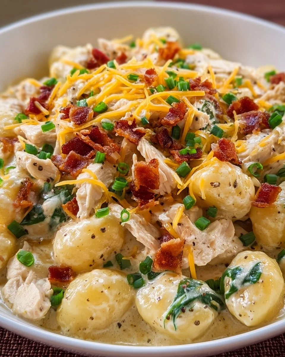 Creamy Crack Chicken Gnocchi