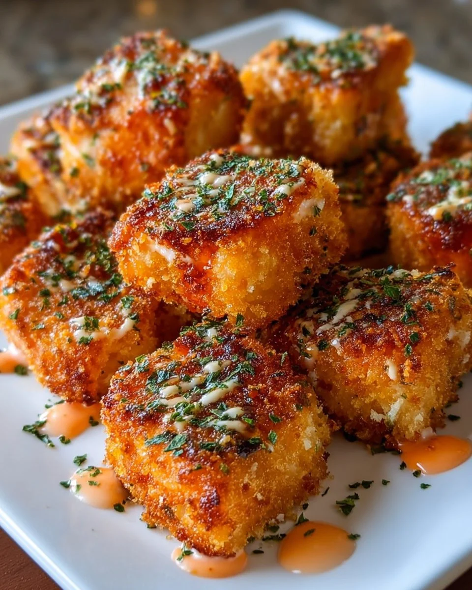Crispy Bang Bang Salmon Bites