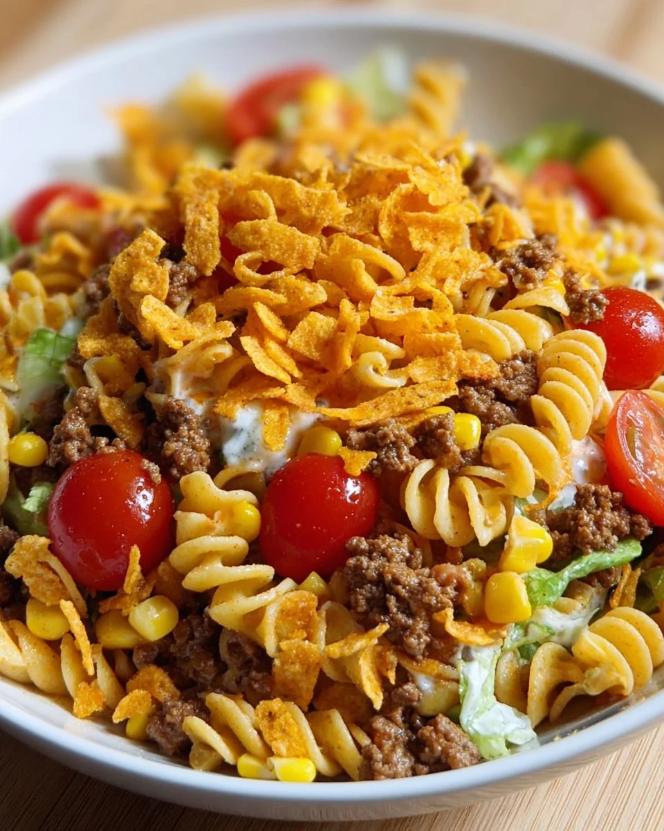 Doritos Crazy Taco Pasta Salad