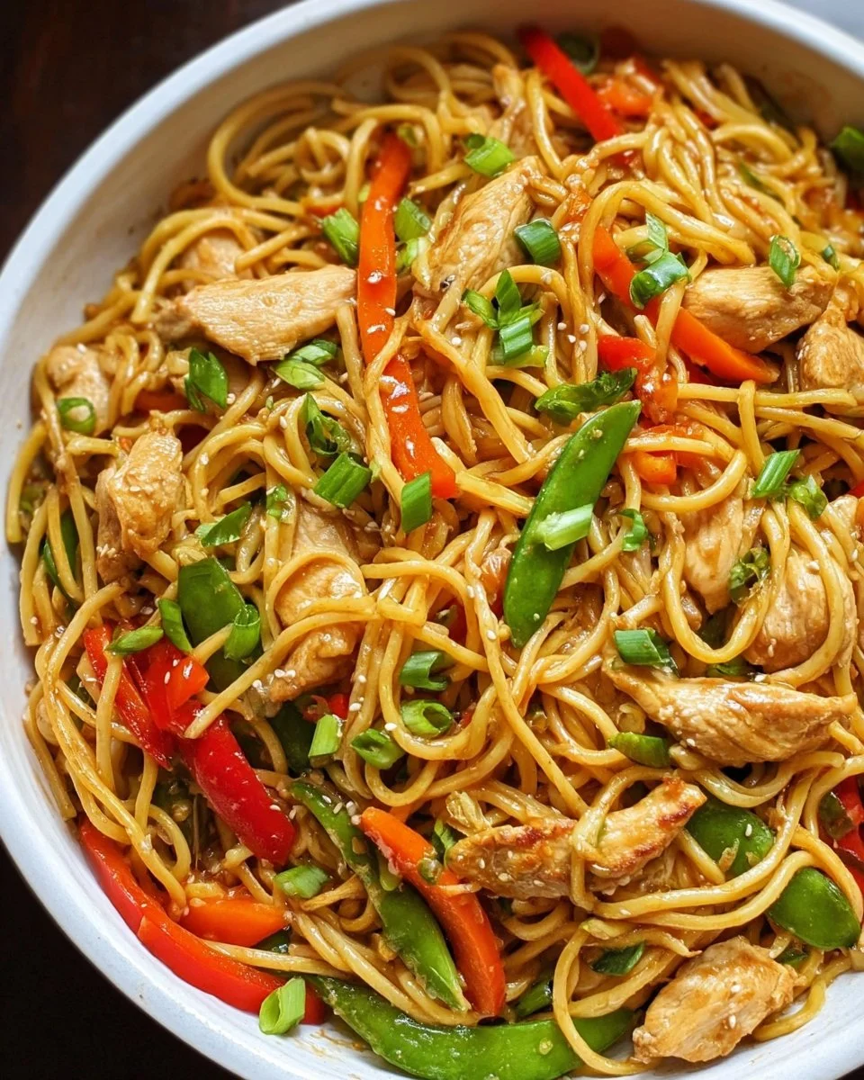 Easy Chicken Lo Mein
