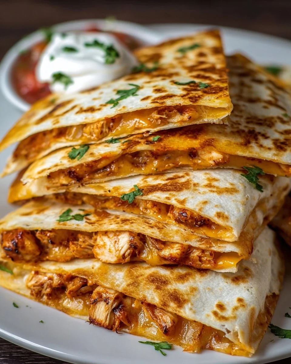 Easy Chicken Quesadilla