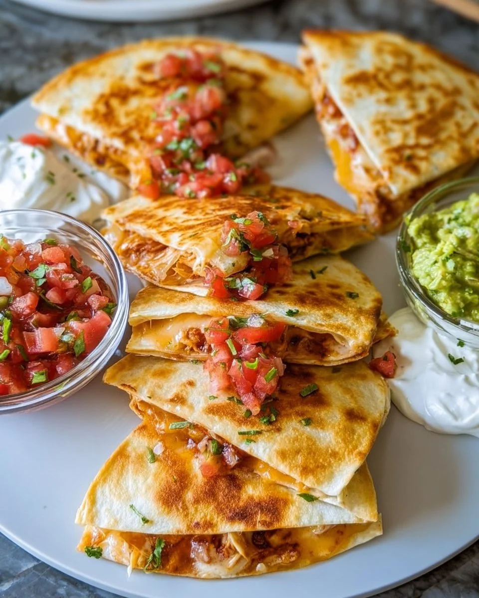 Easy Chicken Quesadillas