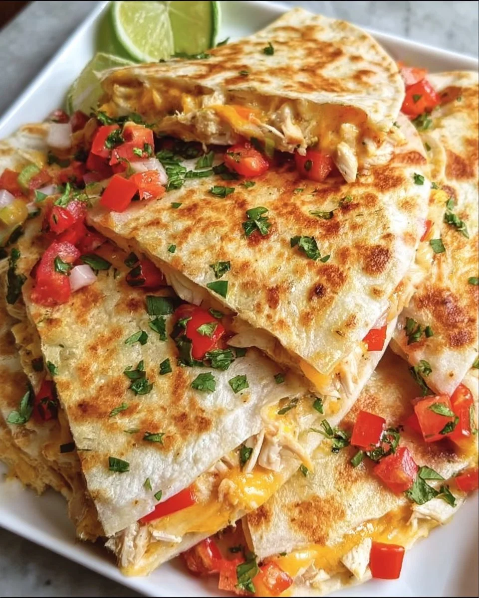 Easy Chicken Quesadillas