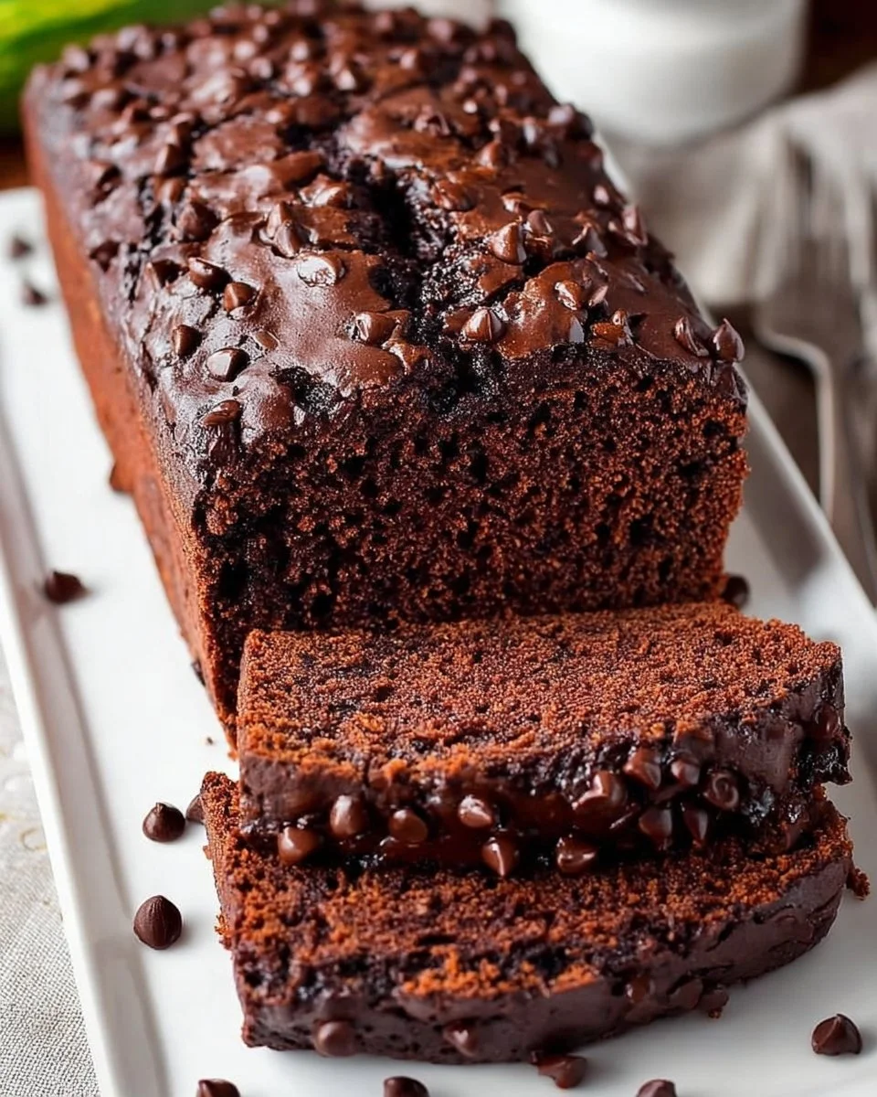 Easy Chocolate Zucchini Bread Recipe (video)