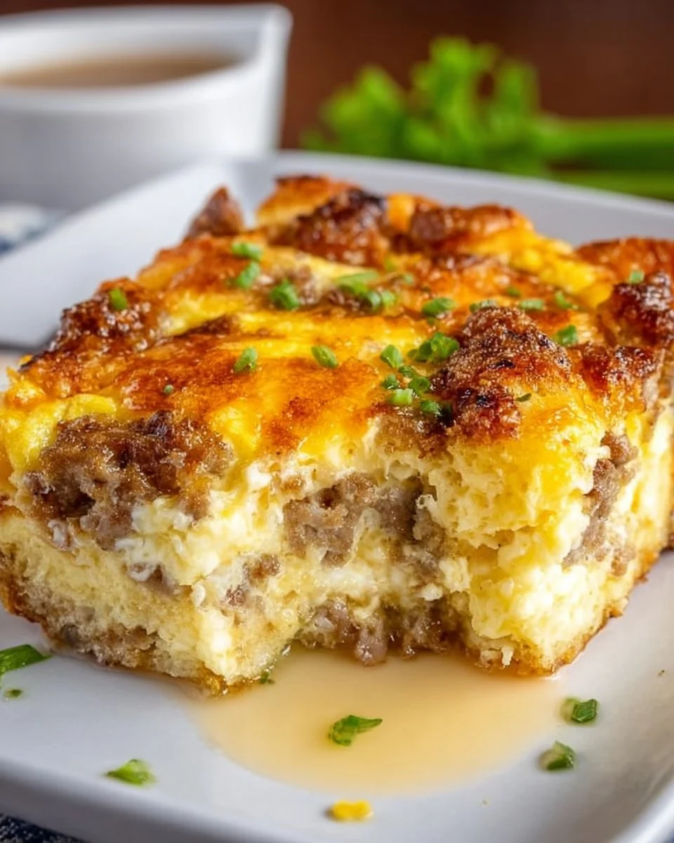 Easy Egg Sausage Casserole