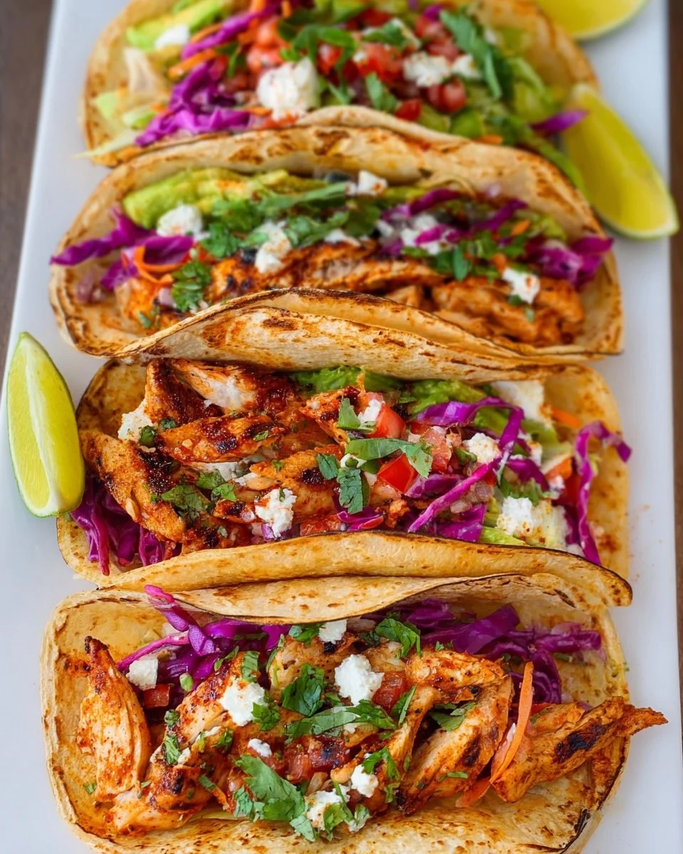 Easy Grilled Chicken Tacos Recipe