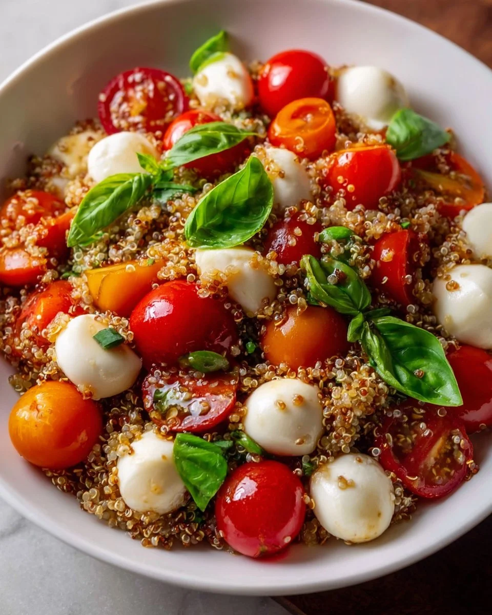 Fresh Caprese Quinoa Salad