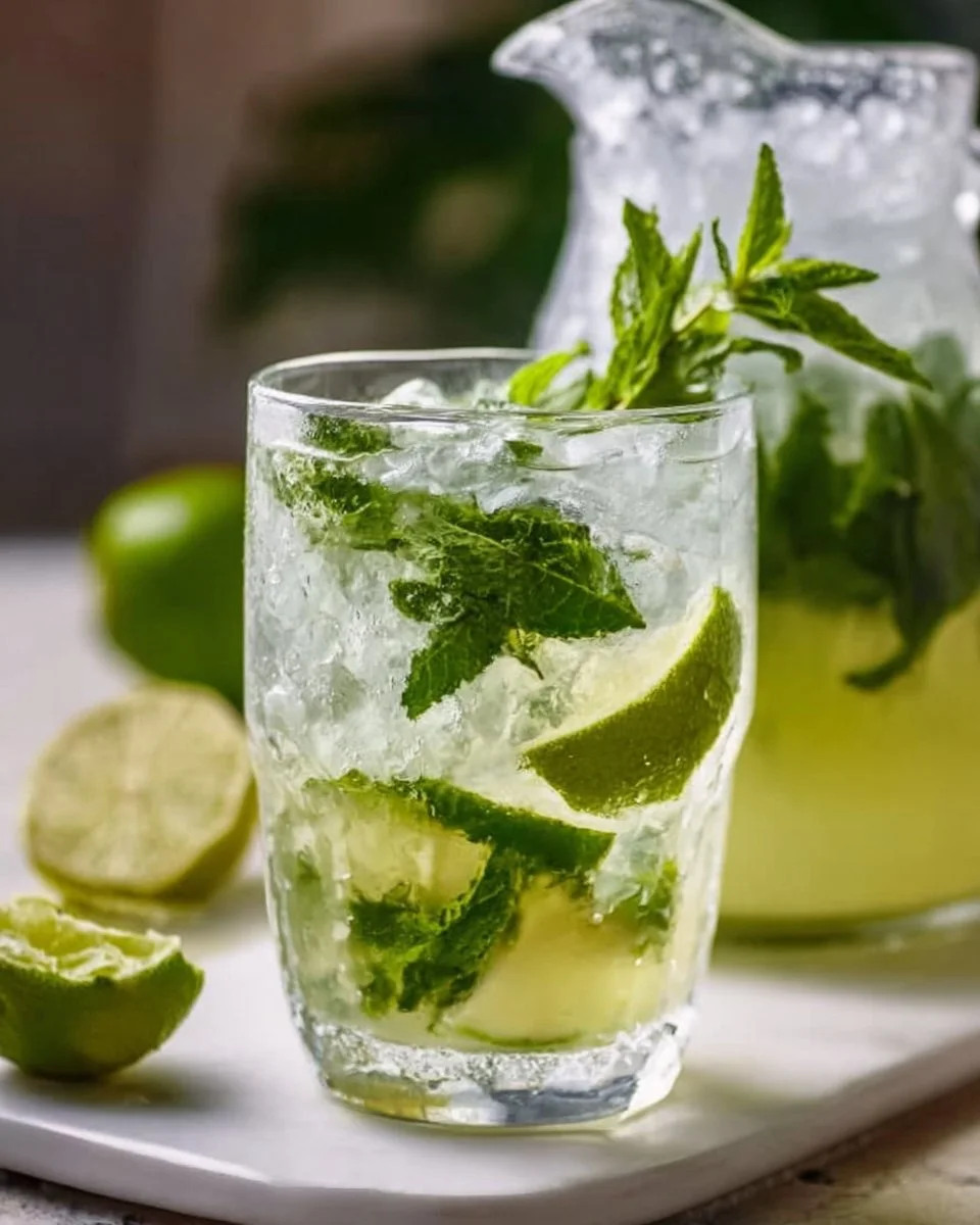 Fresh Mint Mojito Pitcher
