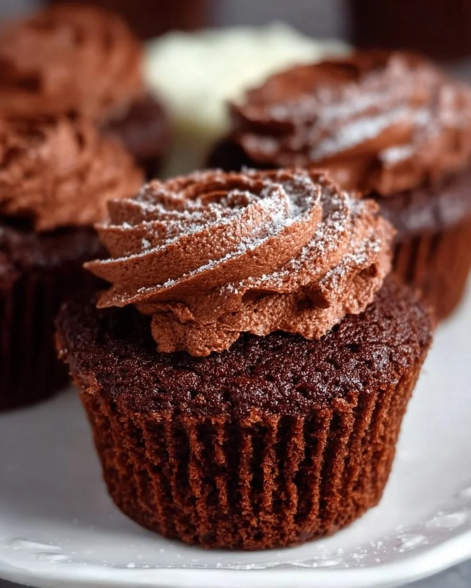 Fudgy Brownie Cupcakes