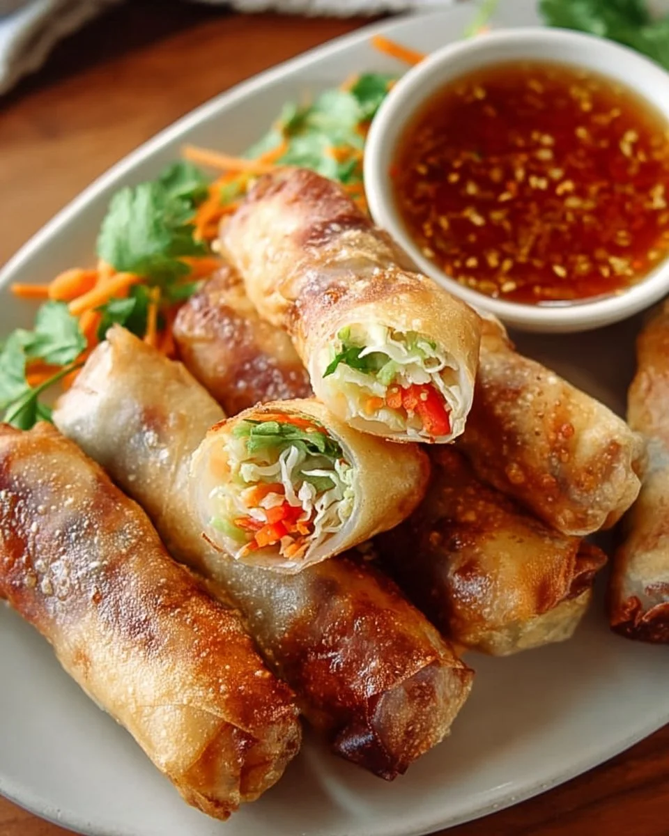Healthy Air Fryer Spring Rolls