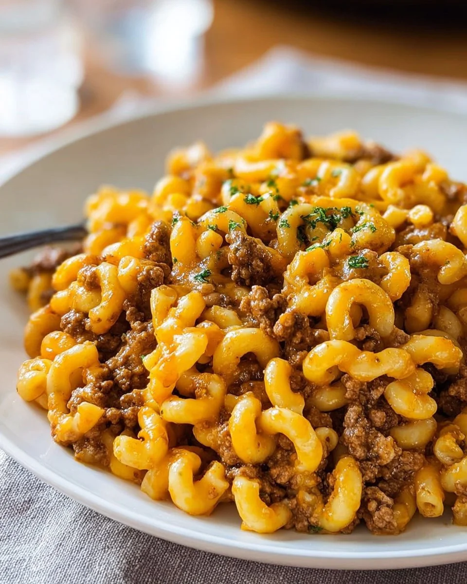 Instant Pot Cheeseburger Mac and Cheese