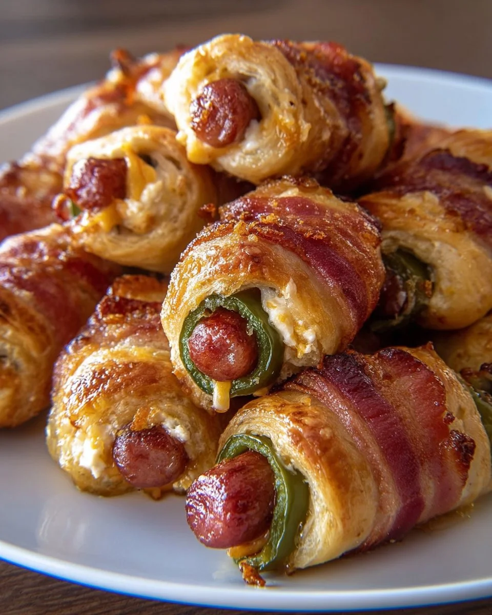 Jalapeño Popper Pigs in a Blanket