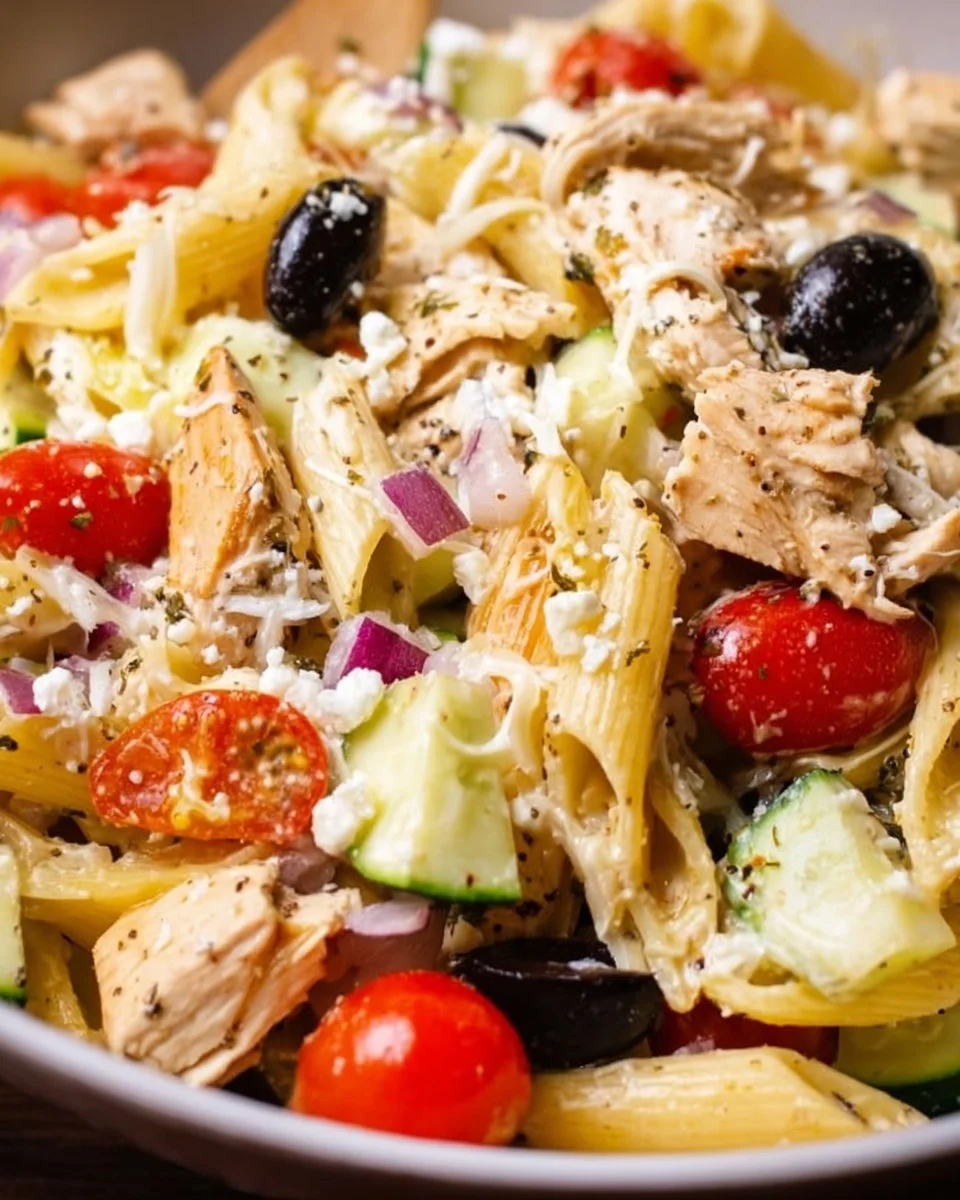 Mediterranean Pasta with Chicken