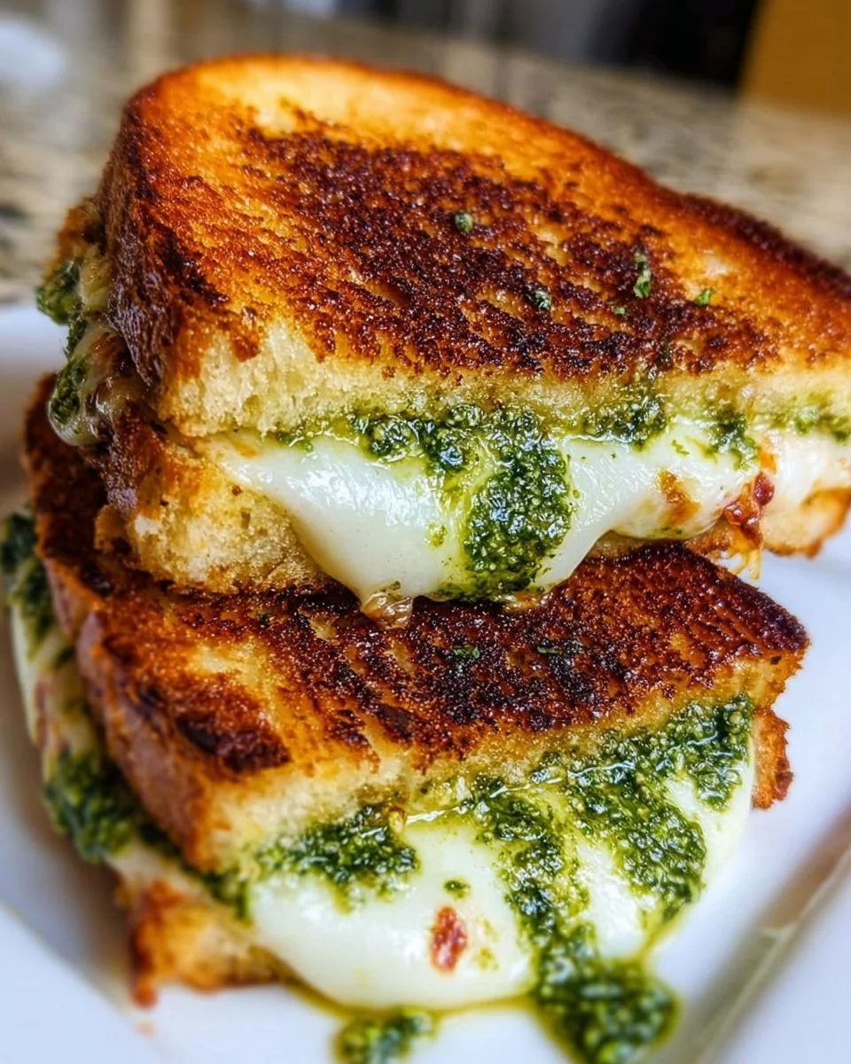 Pesto Grilled Cheese