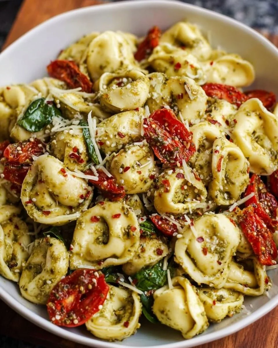 Pesto Tortellini Salad