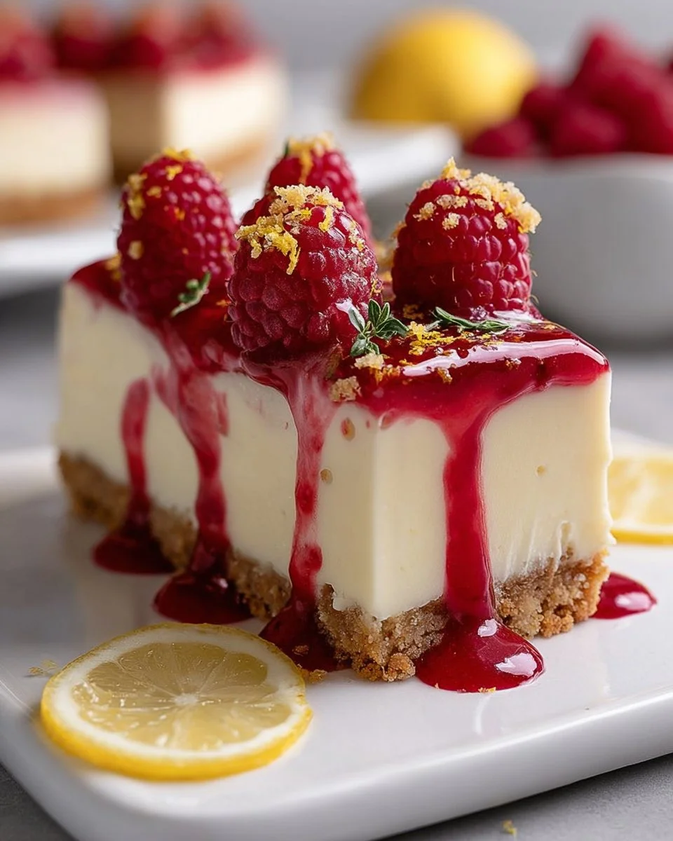 Raspberry Lemon Cheesecake