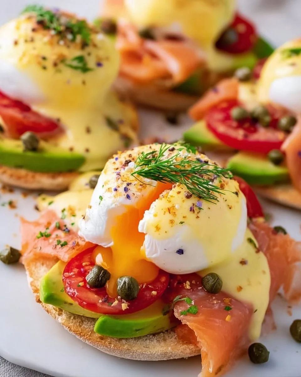 Smoked Salmon Eggs Benedict Recipe (video)