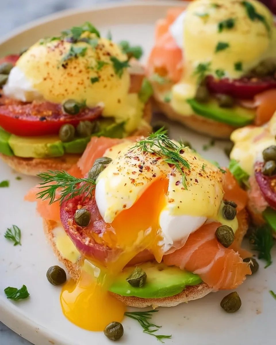 Smoked Salmon Eggs Benedict Recipe (video)