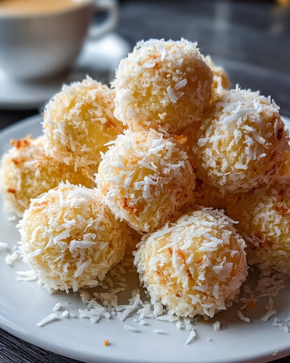 Tropical Pineapple Coconut Balls