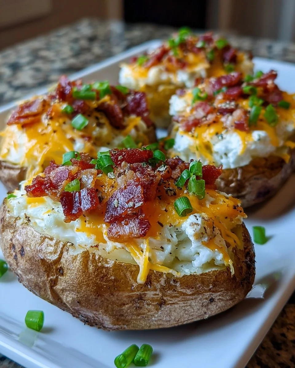 Twice Baked Loaded Breakfast Potatoes