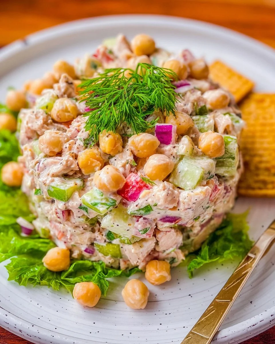 Chickpea Tuna Salad
