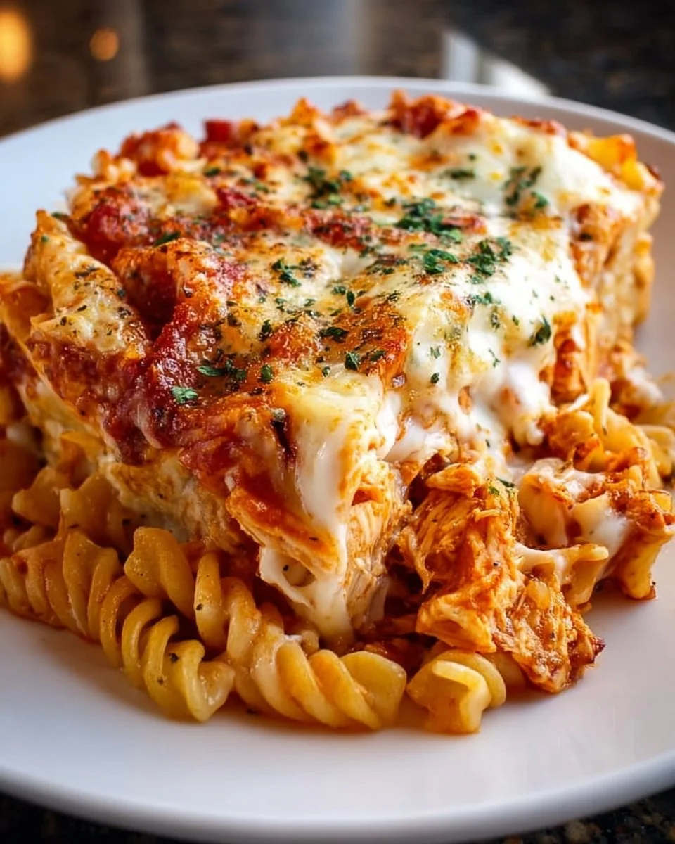 Easy Chicken Parmesan Casserole