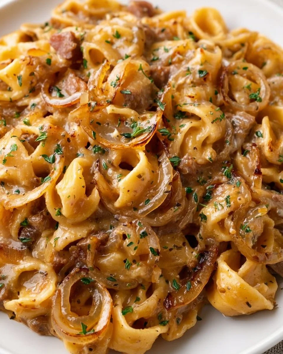 French Onion Pasta
