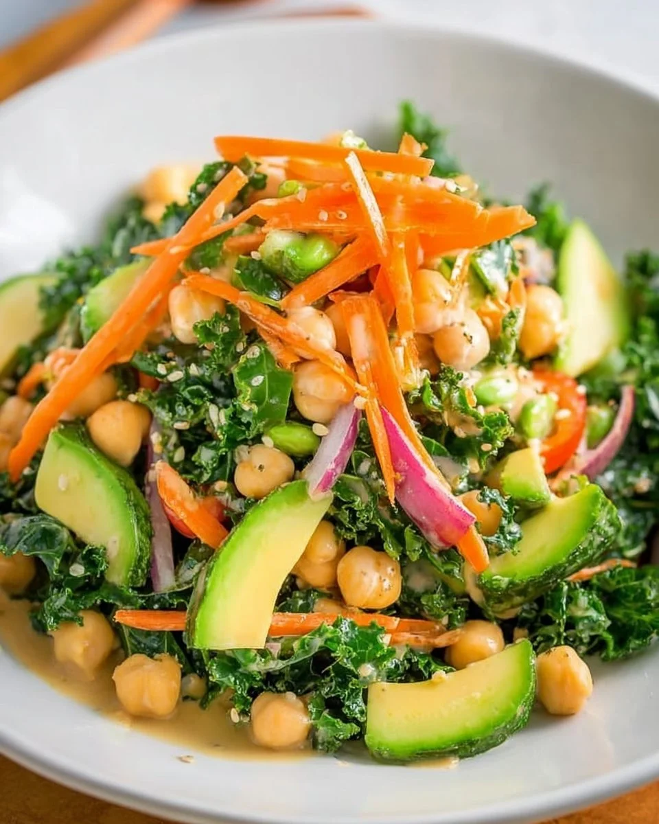 Kale and Chickpea Glow Bowl