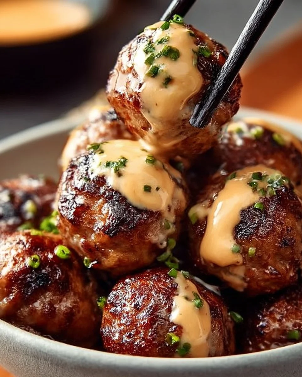 Korean BBQ Meatballs with Spicy Mayo Dip: An Incredible 7-Step Recipe