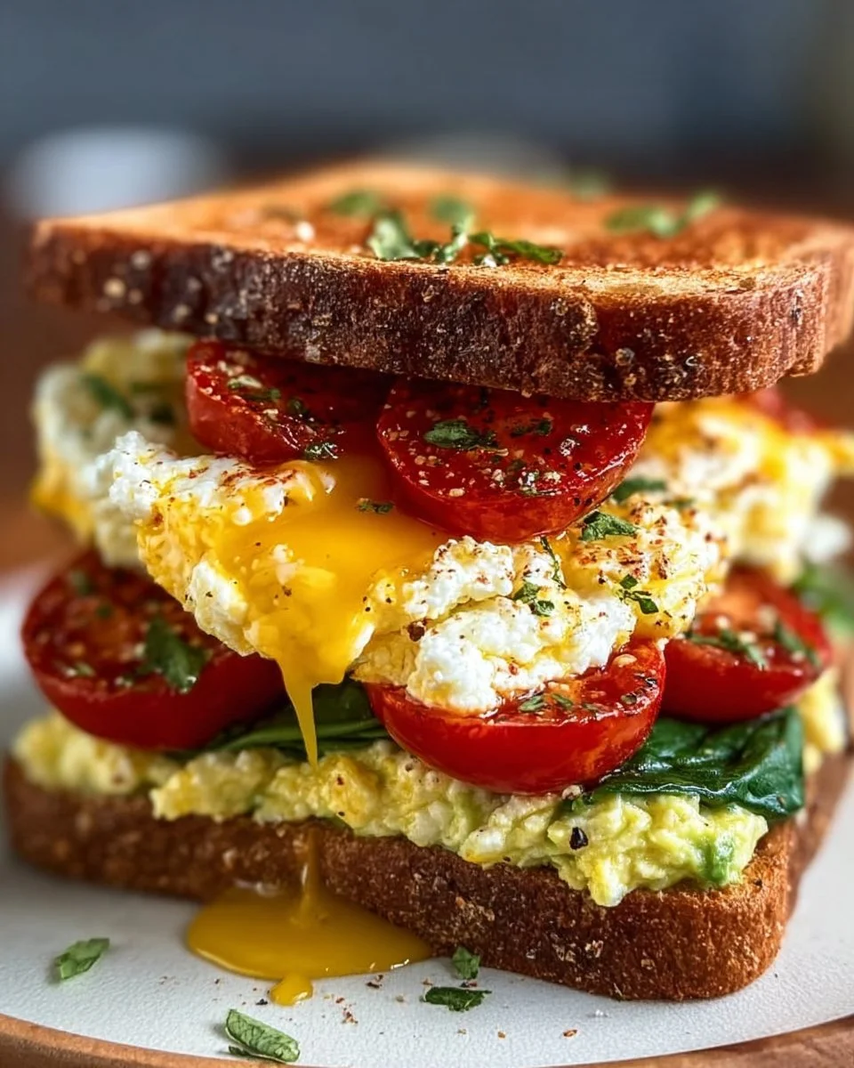 Mediterranean Breakfast Sandwich
