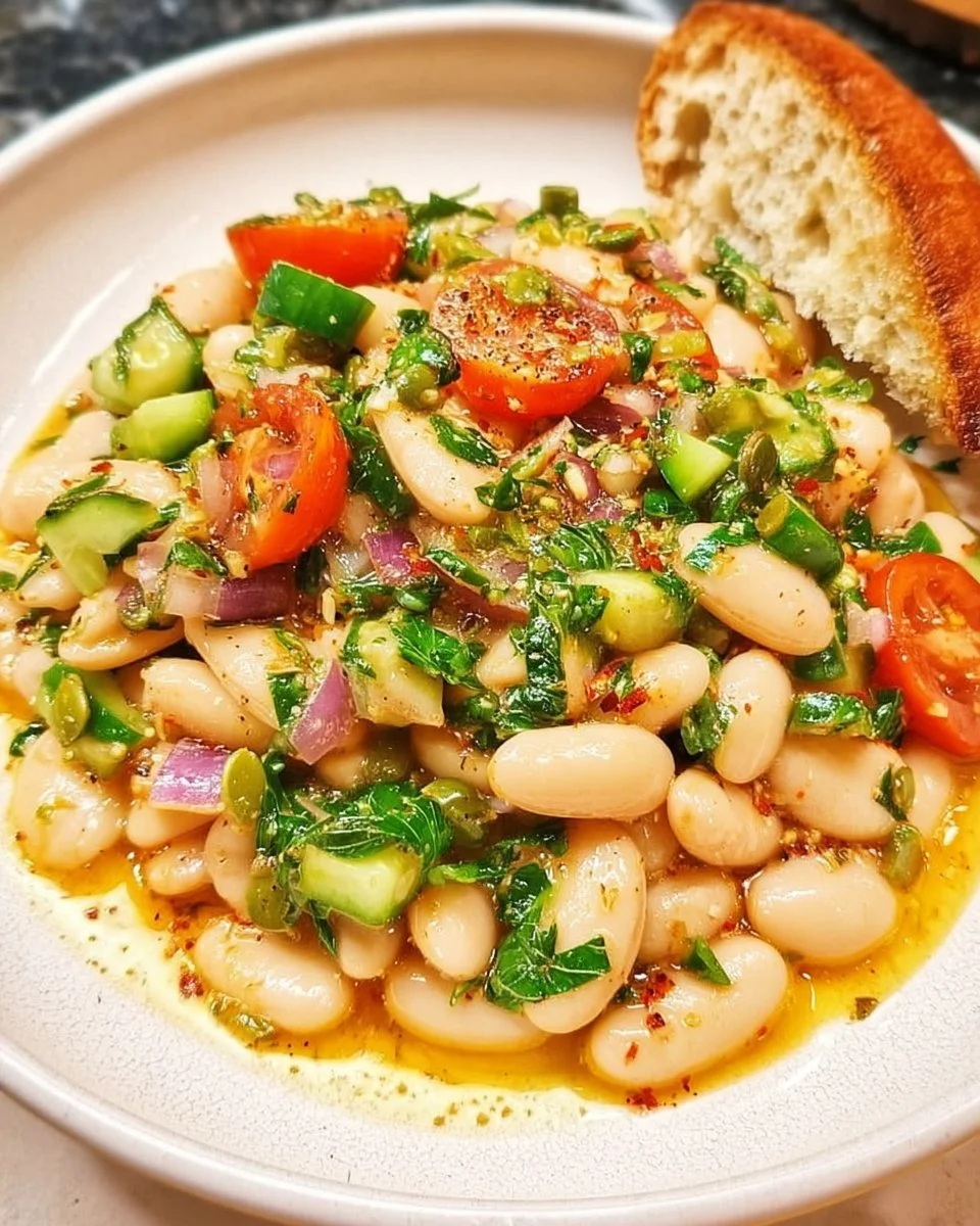 Mediterranean White Bean Salad