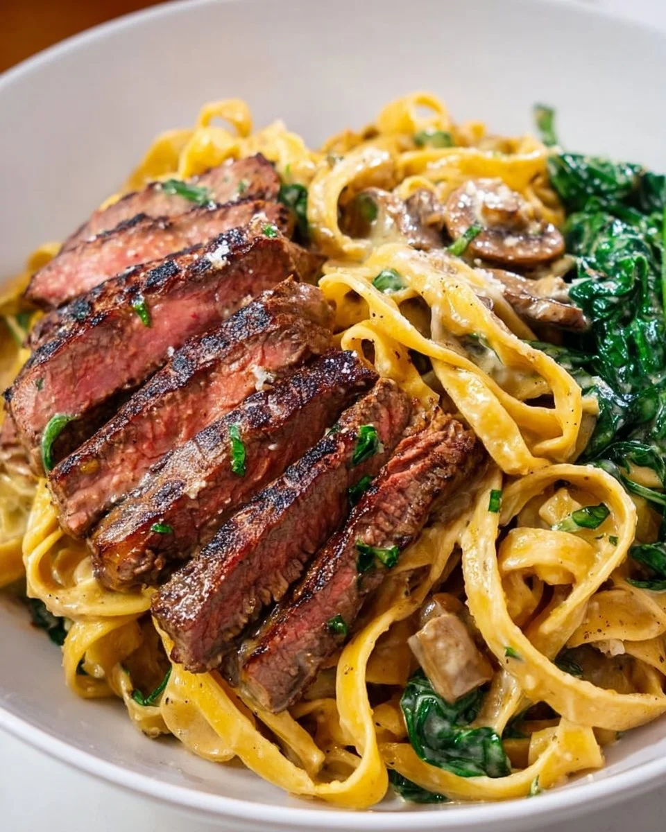 Steak Pasta Dinner